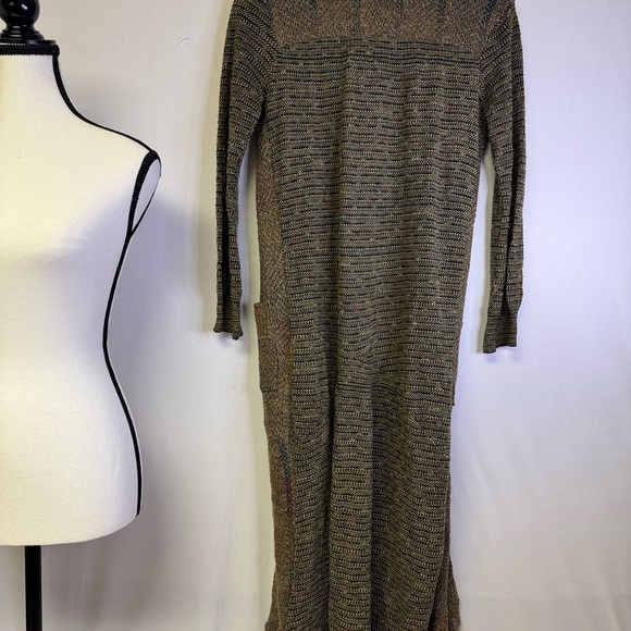 Urban Renewal M Boho Knit Duster Multicolor Sweater Jacket - Picture 5 of 7